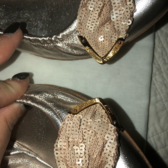 Louis Vuitton sequin bow ballerina flats - Picture 6 of 8